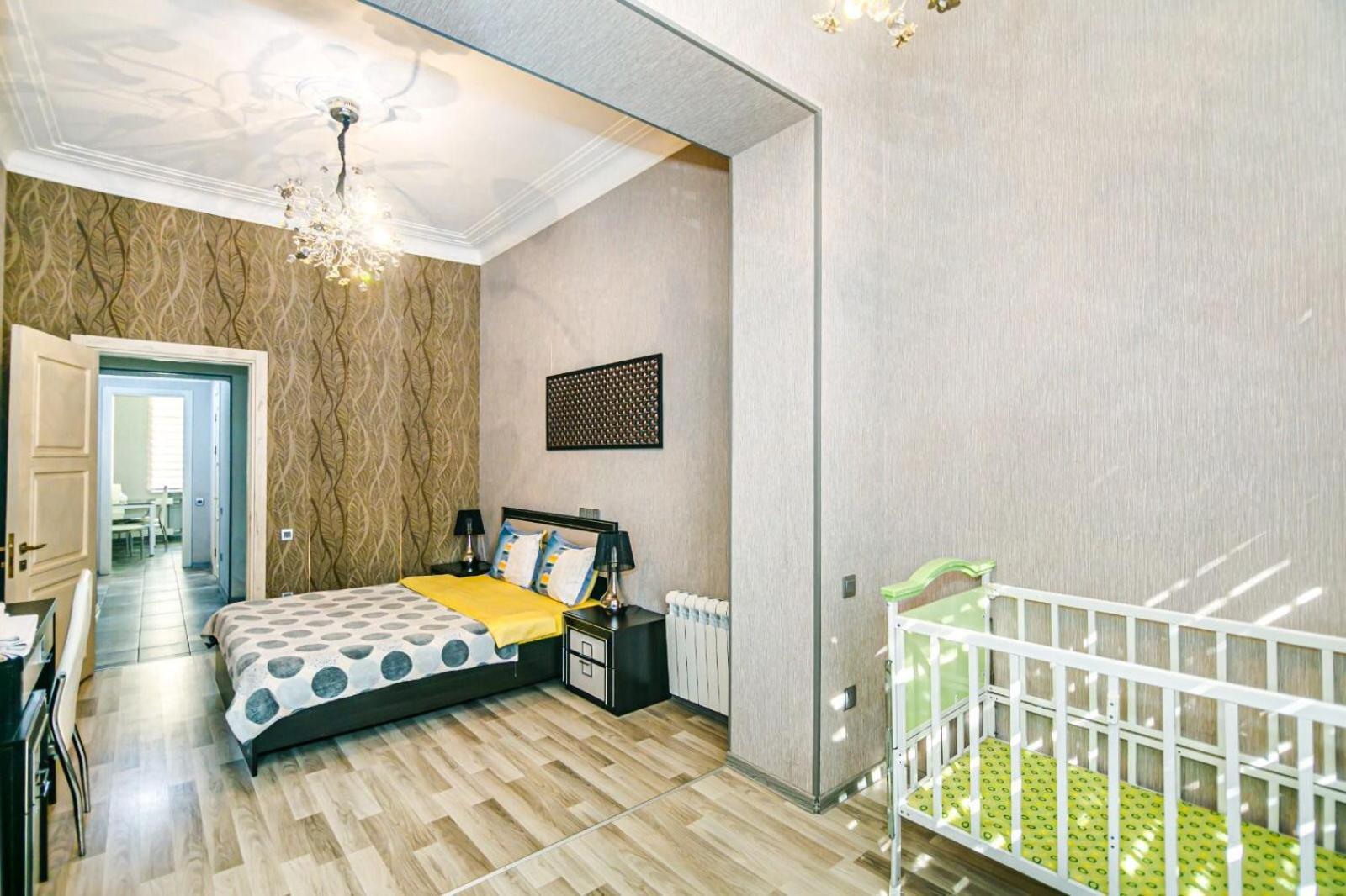 Azneft Square Deluxe Apartment Bakú Exterior foto
