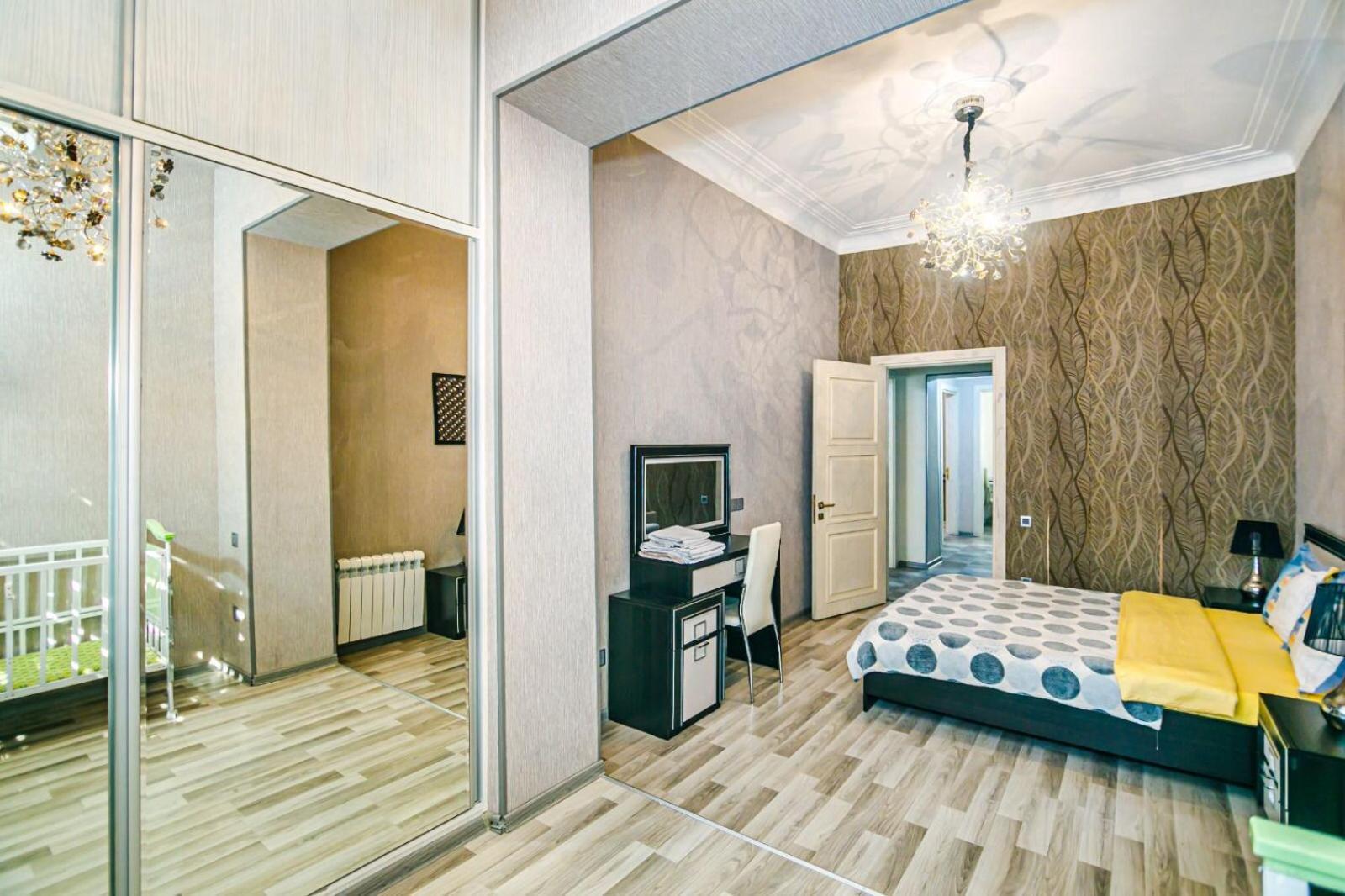 Azneft Square Deluxe Apartment Bakú Exterior foto